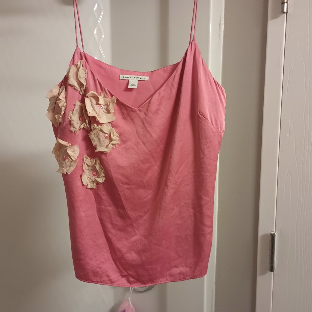 vintage outfit ann taylor/banana republic 100% vintage silk - Picture 5 of 11